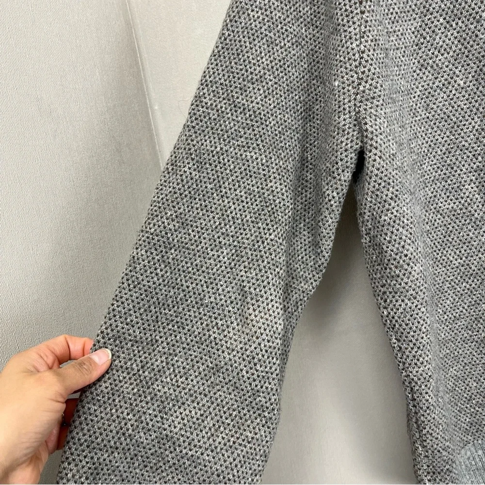 J. Crew‎ Rugged Merino Wool Blend 1/4 Zip High Neck Sweater Size Large